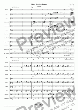 page one of Little Russian Dance - Orchestra 