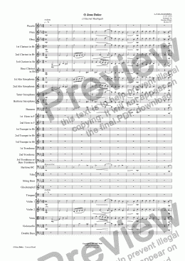 page one of O Jesu Dolce (A Sacred Madrigal) - Orchestra / Concert Band