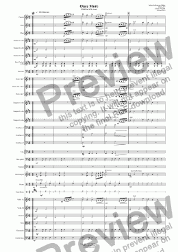 page one of Once More  (I Hold You In My Arms) - Orchestra
