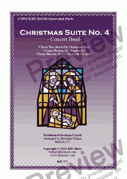 page one of Christmas Suite No. 4  - Concert Band