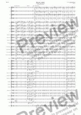 page one of Baloo, Lammy (Lullaby, Little Lamb) v2 - Concert Band and SATB Choir