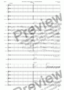 page one of Occasional Fanfare No. 5 - "A New Beginning" (Orchestra)