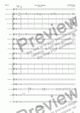 page one of The Ash Grove - Brass Band