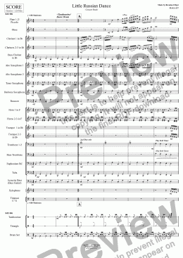 page one of Little Russian Dance - Concert Band