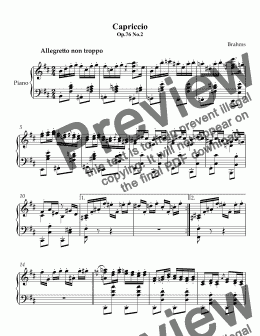 page one of Capriccio Op.76 No.2
