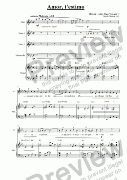 page one of 041-Amor t’estimo (catalan)-(Arrangement 4)
