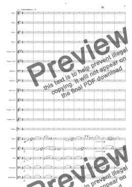page one of Symphony No 53 2nd movt