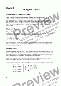 page one of Tuning the Guitar