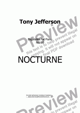 page one of Nocturne