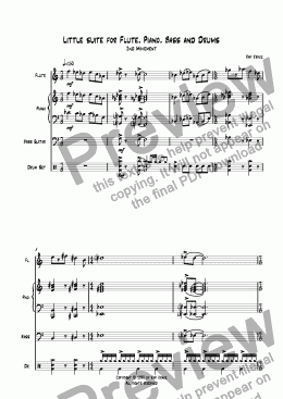 page one of Suite for Flute & Piano - 2nd mov.