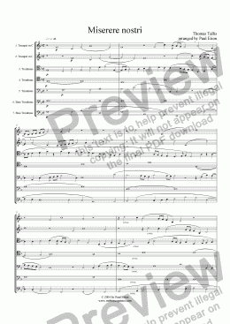 page one of Miserere nostri