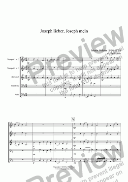 page one of Joseph lieber, Joseph mein