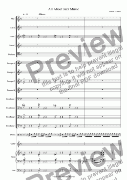 page one of All About Jazz Music [Mixed Ensemble]