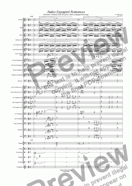 page one of Ladino - selections