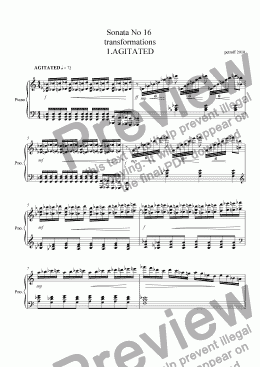 page one of Sonata No. 16