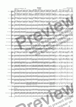 page one of Zampa Overture
