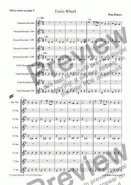 page one of Ferris Wheel [Rec 4tet with a difference]