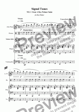 page one of Signal Tunes