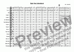 page one of Good King Wenceslas (Very Beginner Wind Band)