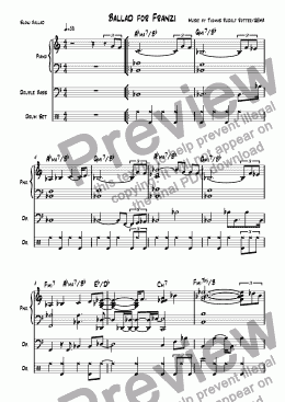 page one of Ballad for Franzi