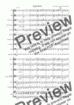 page one of Jingle Bells (Jazzy Style!) For School Orchestra