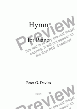 page one of Hymn