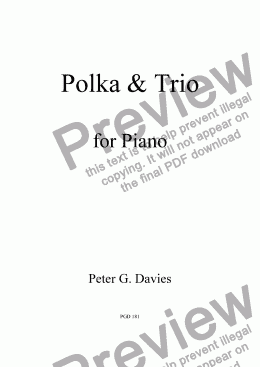 page one of Polka & Trio