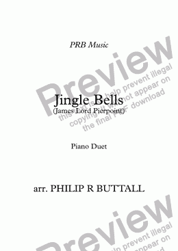 page one of Jingle Bells (Piano Duet)