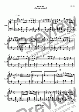 page one of Ragtime #56 in G Major - The Rose-bud March