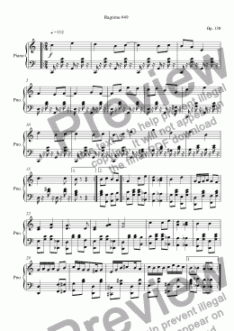 page one of Ragtime #49 in C Major