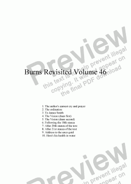 page one of Burns Revisited Volume 46