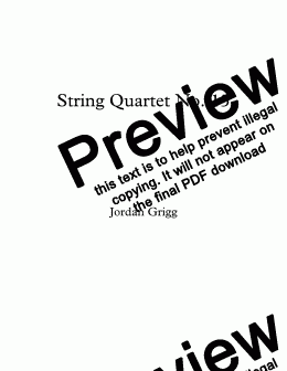 page one of String Quartet No. 15