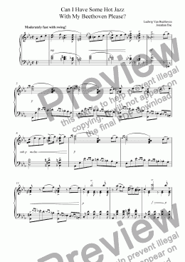 page one of Can I Have Some Hot Jazz With My Beethoven Please?