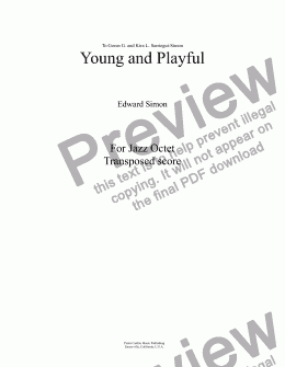 page one of Young and Playful