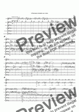 page one of Symphony no.6 in f-sharp minor:2 Romanze:Andente con moto