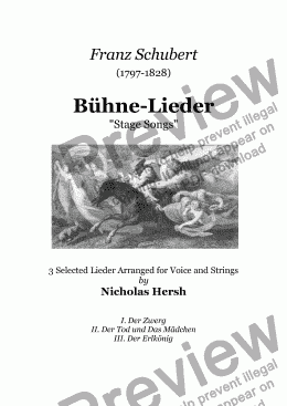 page one of Bühne-Lieder: Stage Songs