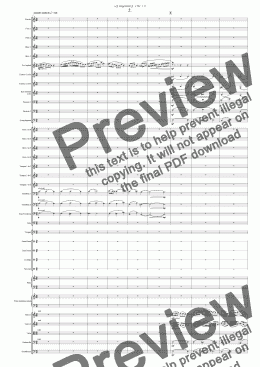 page one of Symphony No 76 2nd movt