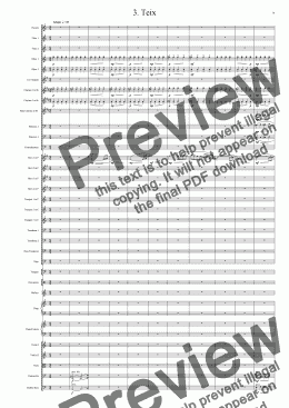 page one of Symphony No 08 -  3 Teix