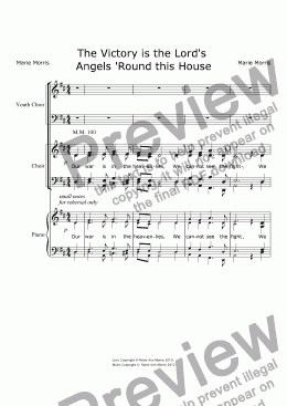 page one of The Victory is the Lord’s  Angels ’Round this House