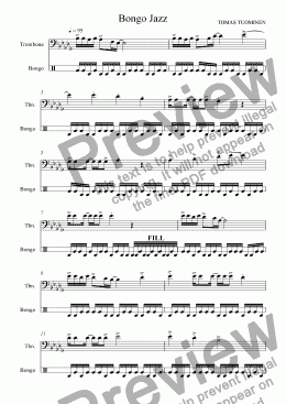 page one of Bongo Jazz