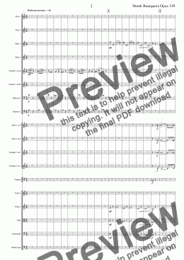 page one of Symphony No 80 1st movt