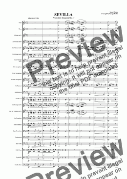 page one of Sevilla [Suite: Espanola Op. 47] (CB)