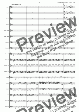 page one of Symphony No 80 4th movt