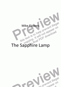 page one of The Sapphire Lamp