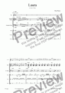 page one of Laura [Latin group]Flute rec.