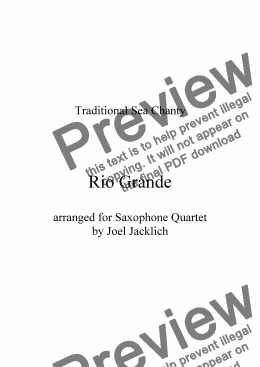 page one of Rio Grande