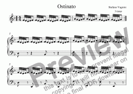 page one of Zoo Project - Ostinato