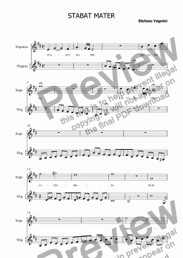 page one of Via Crucis - 03 - STABAT MATER