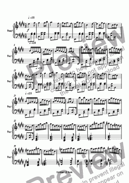 page one of Ragtime #107 Waltz in E Major, Op. 235.sib