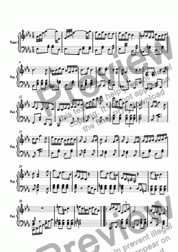 page one of Ragtime #111 in E Flat major